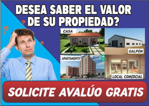 solicite avaluo gratis